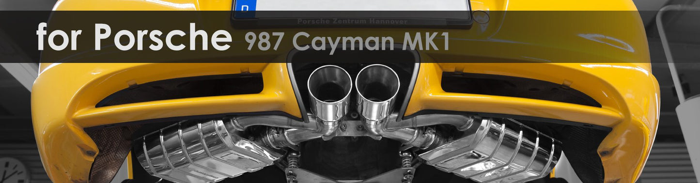 987 Cayman MK1 | Capristo - Exhaust system, with exhaust flaps and 250 cell catalytic converters, incl. programmable valve control CES-3 , with part certificate