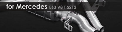 E63 S212 | Capristo - Exhaust system incl. CES-3 Please note the permitted vehicle models in the ECE Approval