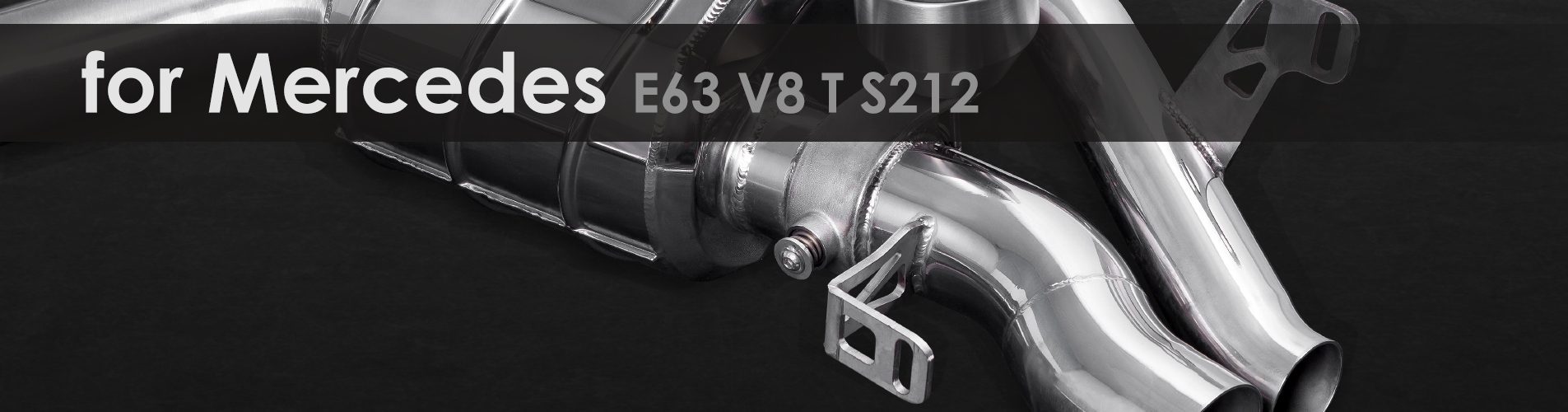 E63 S212 | Capristo - Abgasanlage inkl. CES-3 Bitte beachten Sie die zulässigen Fahrzeugtypen in der ECE Genehmigung