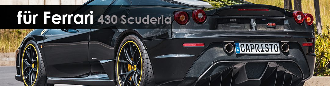 430 Scuderia | Capristo - Sportkatalysatoren 100cpi mit Hitzeschutz