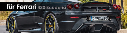 430 Scuderia | Capristo - Endschalldämpfer mit Klappen, Sportkats mit Hitzeschutz, Steuerung RC Kit