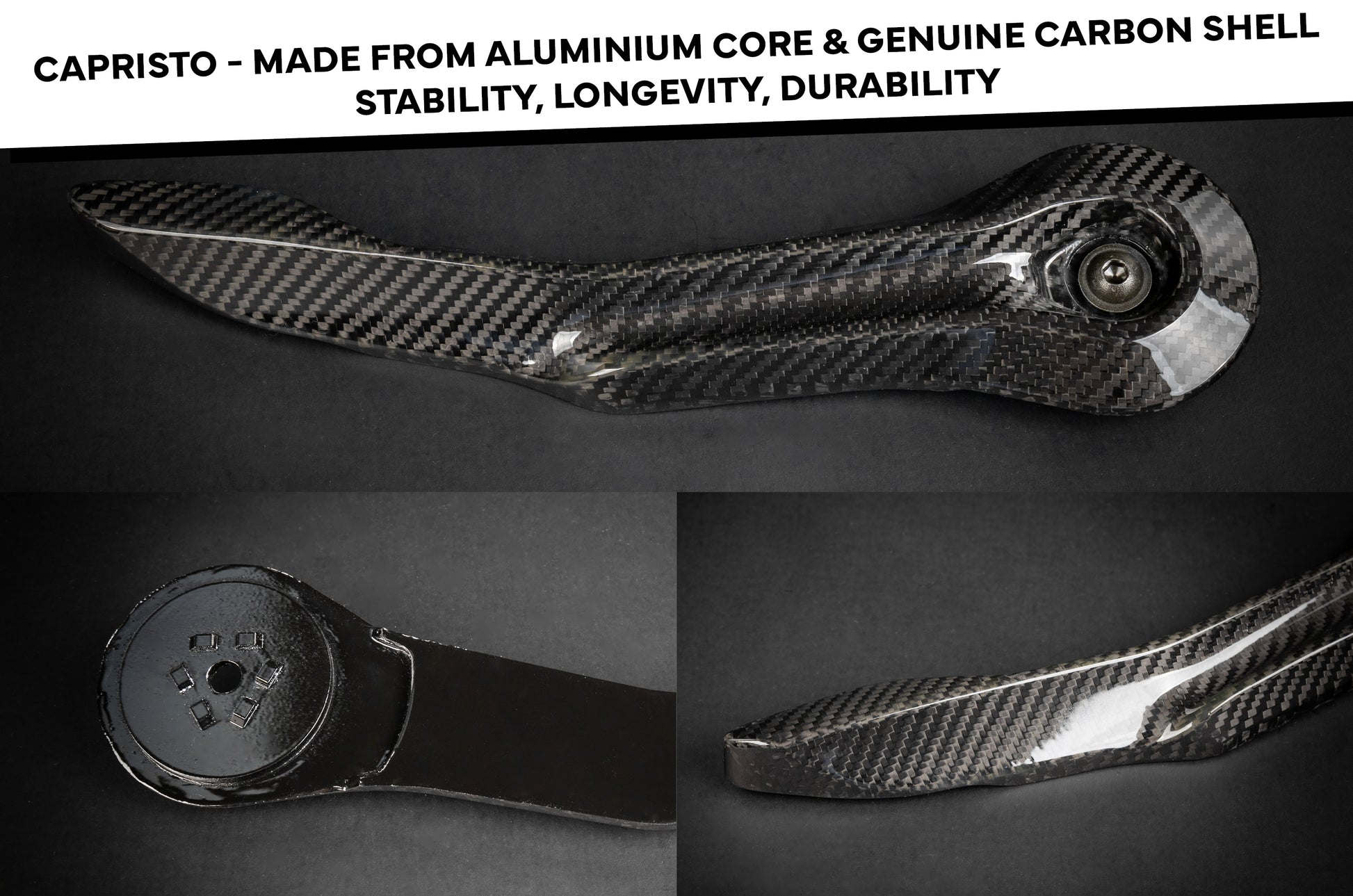 Seat adjuster for Ferrari | Capristo - Aluminum seat adjuster with genuine carbon cover for driver’s seat