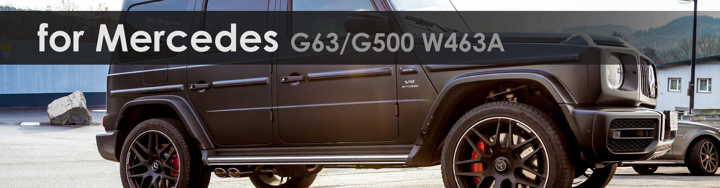 G63/G500 W463A | Capristo - Abgasanlage 4-Flutig mit Elektroklappen für G500