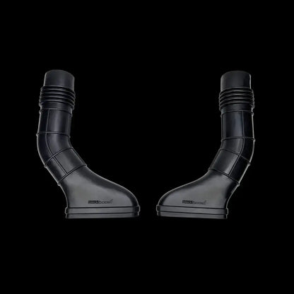 Zwei schwarze Inlet-Ducts für Auto-Tuning, hochwertiges Zubehör bei KTH Shop