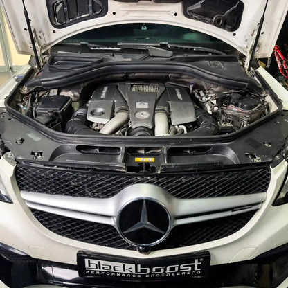 Mercedes AMG Motorraum mit Tuning Inlet-Duct, KTH Shop Tuning Zubehör, Blackboost Performance