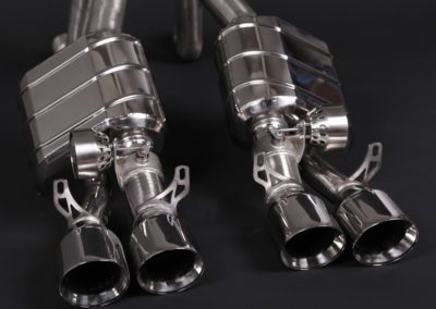 Corvette C6 Z06 | Capristo - Rear silencer with exhaust gas flaps
