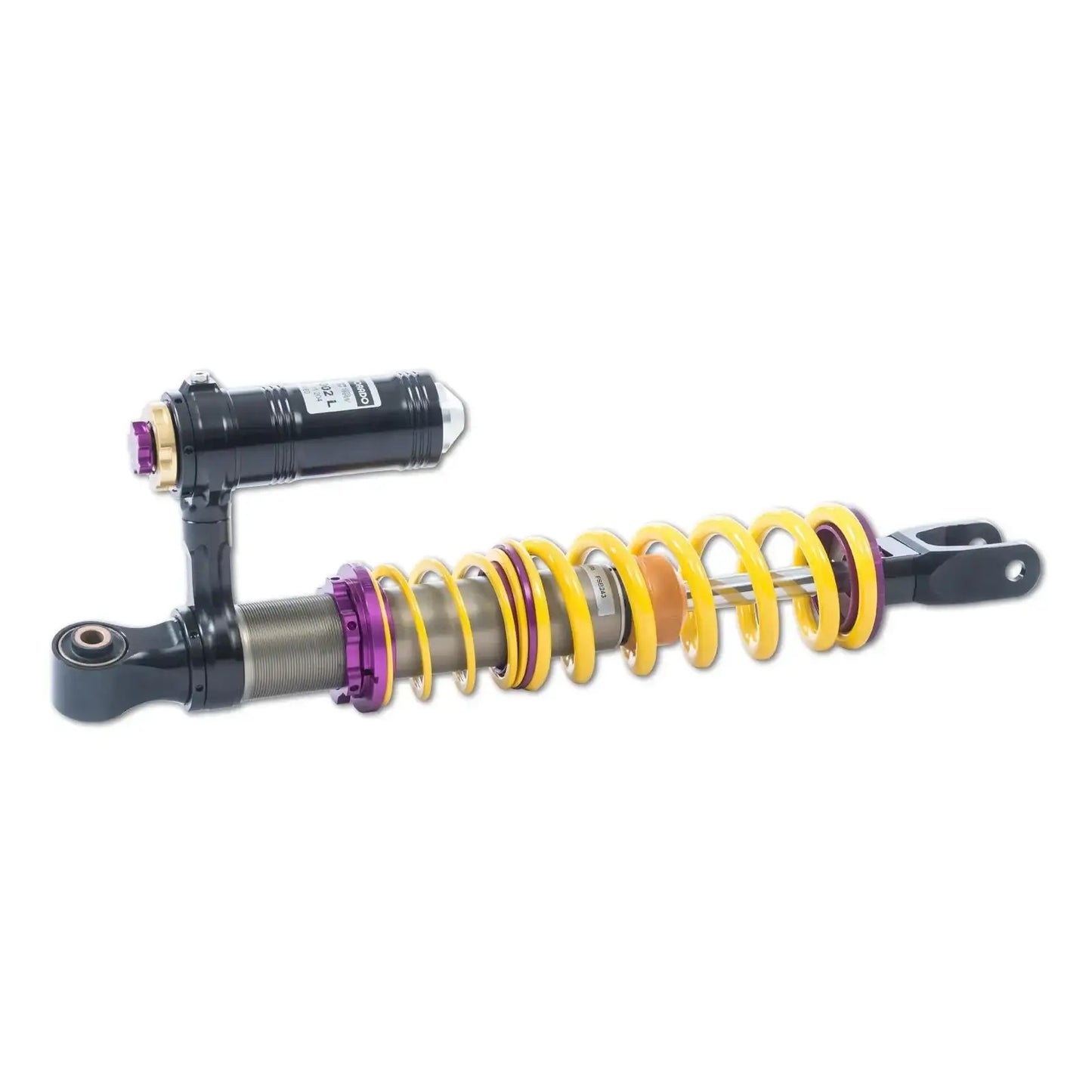 Hochwertiges Tuning Fahrwerk aus dem KTH Shop mit gelber Feder für Auto Tuning Zubehör
