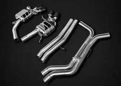 Capristo Abgasanlage ECE | Audi RS6 C8 Perspektive 3