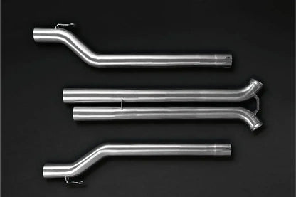 Capristo Abgasanlage ECE | Bentley Continental GT GTC V8 Perspektive 3