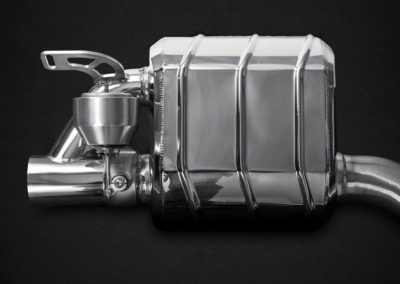 SL63 /SL65 R231 | Capristo - Rear silencer with control unit with EVCU-1