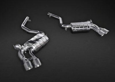BMW X5M (F15) | X6 (F16) | Capristo - Valve exhaust system, middle silencer replacement pipes, CES-3 control system, polished end pipes and ECE approval