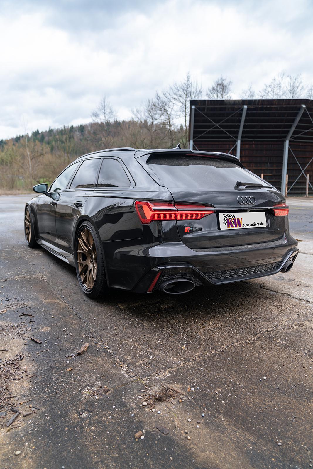 *KW Höhenverstellbarer Federnsatz (Gewindefedern) | Audi RS6 C8