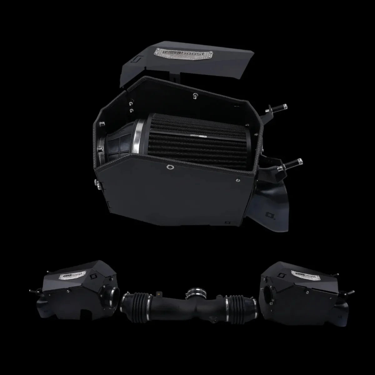 BlackBoost Cold Air Intake | Land Rover Defender 90/110/130 V8 P525 5.0 bild7