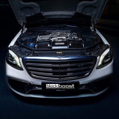 Mercedes-AMG M177 W222 Motorraum mit Cold Air Intake System, hochwertige Tuning-Teile