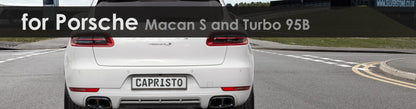 Macan S and Turbo | Capristo - Abgasanlage inkl. CES-3 Bitte beachten Sie die zulässigen Fahrzeugtypen in der ECE Genehmigung
