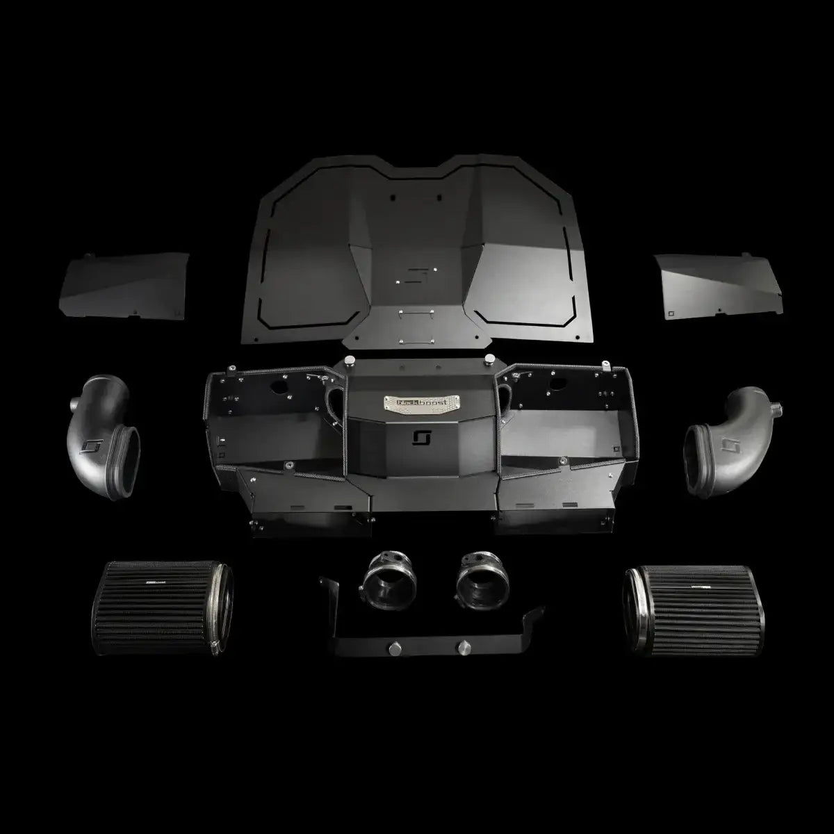 Mercedes G63 M177 Cold Air Intake System Generation 2, Tuning-Set, schwarze Autoteile, KTH Shop