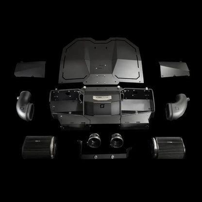 Mercedes G63 M177 Cold Air Intake System Generation 2, Tuning-Set, schwarze Autoteile, KTH Shop