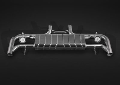 GLC 63S X253 | Capristo - Exhaust system, incl. middle silencer spare pipes Connection pipes and programmable flap control CES-3, currently only for vehicles without particulate filters