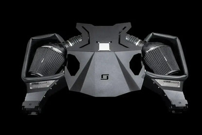 Mercedes GT GTS GTR AMG M177 Cold Air Intake schwarz, Hochleistung Luftansaugsystem, KTH Shop