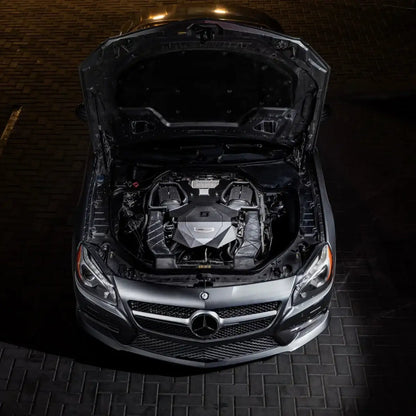 Mercedes SL500 Motorraum mit offenem Cold Air Intake, hochwertige Tuning-Teile, KTH Shop
