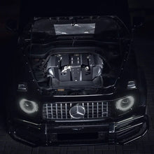 Mercedes G500 Motorraum mit installiertem Cold Air Intake, hochwertige Tuning-Teile