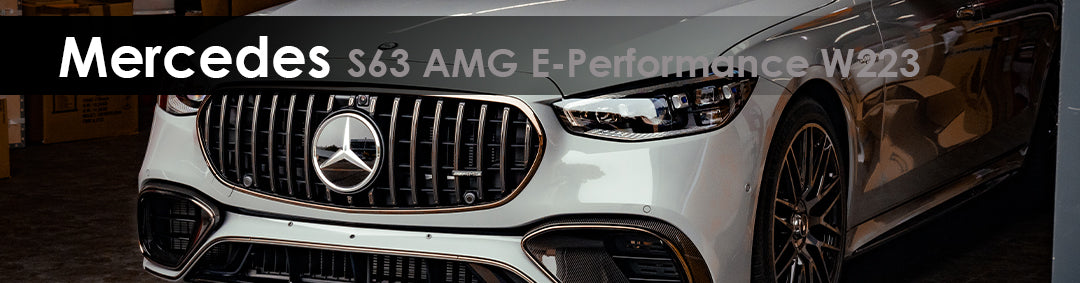 Mercedes S63 AMG E-Performance W223 | Capristo - Exhaust system Catback system with electric flaps and Capristo CAN module ECE approval only in conjunction with the Capristo CAN module