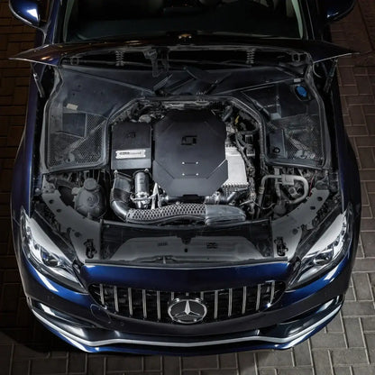 Mercedes Motorraum mit getuntem Motor, Tuning-Teile bei KTH Shop kaufen