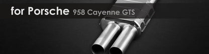958 Cayenne GTS | Capristo - Endschalldämpfer und Mittelschalldämpferersatz für GTS (ab 04/2012) incl. EVCU-1