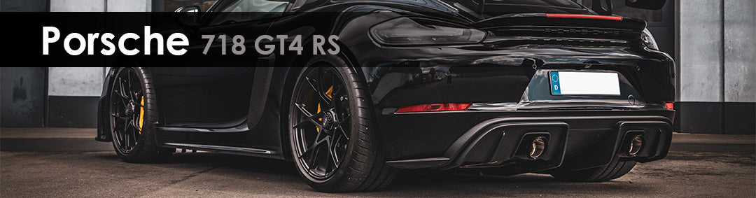 Porsche 718 GT4 RS | Capristo - Rear silencer with flaps and CES-3 control, without tailpipes, for use with the original tailpipes.