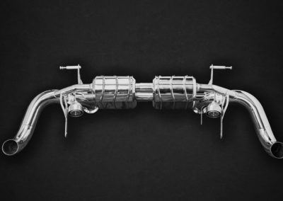R8 V10 4s PA USA/Special | Exhaust System | Capristo - Endschalldämpfer mit Kat mit EVCU-1