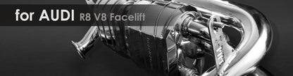 R8 V8 Facelift | Capristo - Endschalldämpfer ohne Kats