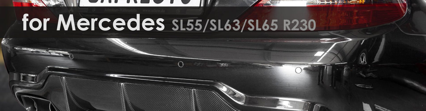 SL63 /SL65 R230 | Capristo - Exhaust system, with exhaust valves programmable damper control CES-3, Part certificate only for the SL65