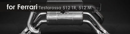512 TR 512 M Testarossa | Capristo - Abgasanlage mit Abgasklappen inkl. CES-3