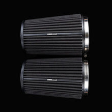 BlackBoost Twin Air Flow Filter&nbsp;mit einem Inlet-Durchmesser von 4.3 Zoll (110&nbsp;mm) in Perspektive 1
