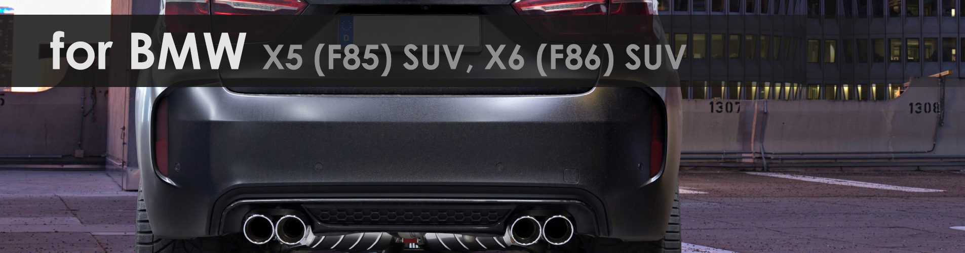 BMW X5M (F15) | X6 (F16) | Capristo - Valve exhaust system, middle silencer replacement pipes, CES-3 control system, polished end pipes and ECE approval