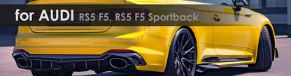 RS5 F5, RS5 F5 Sportback| Carbon | Capristo - Motor- und Schloßabdeckung, Gewebe K, mattlackiert 03AU 005 10 004 KG Motorabdeckung, Gewebe K, glanzlackiert