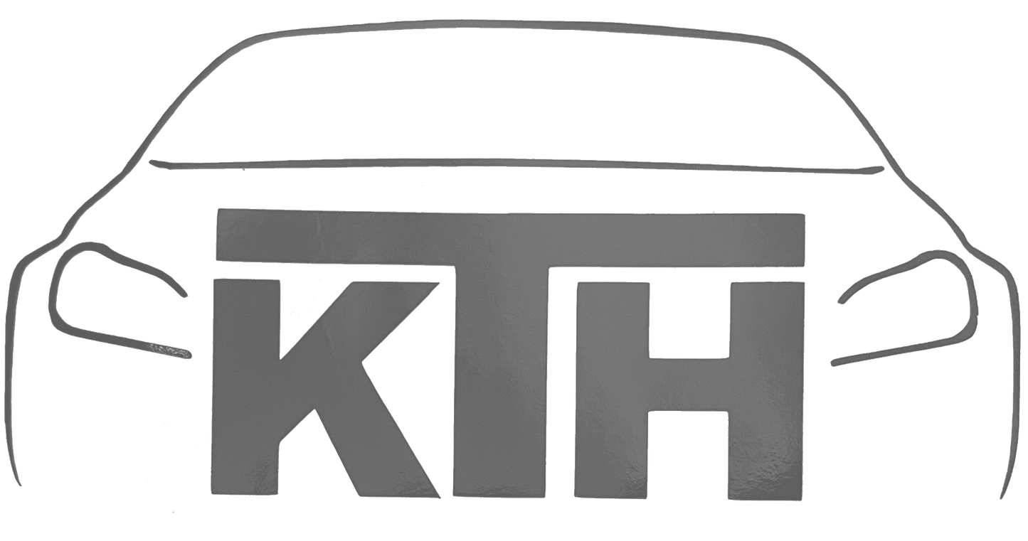 KTH Aufkleber | 16 x 8 cm Silber