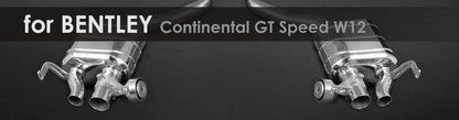 Continental GT Speed W12 | Capristo - CES-3 (not included)