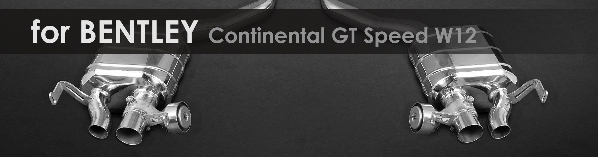 Continental GT Speed W12 | Capristo - Endschalldämpfer (LR) mit ECE Genehmigung