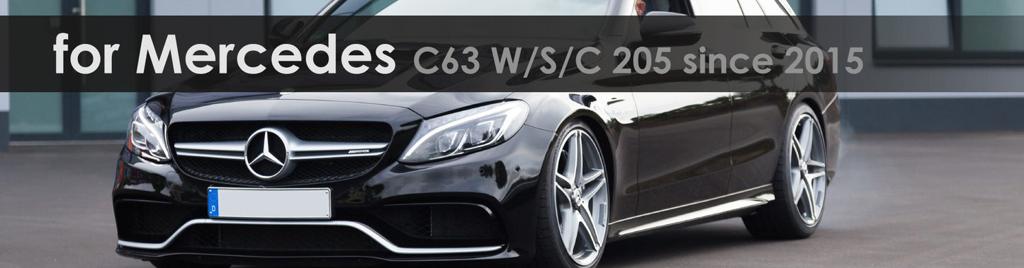 C63 W/S/C 205 | Capristo - Abgasanlage mit programmierbarer Klappensteuerung CES-3 Bitte beachten Sie die zulässigen Fahrzeugtypen in der ECE-Genehmigung (exclusive Cabriolet)