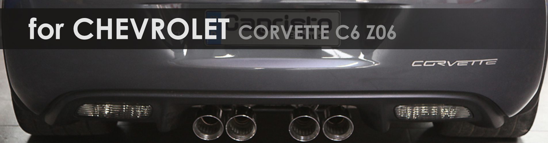 Corvette C6 Z06 | Capristo - Rear silencer with exhaust gas flaps