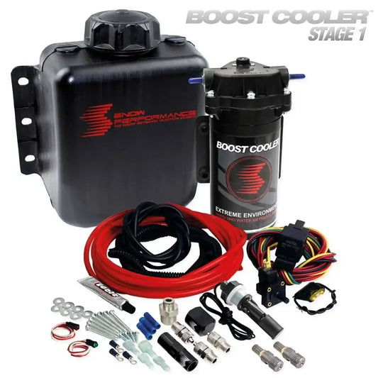 Boost Cooler Stage 1 Wassereinspritzung Kit für Auto-Tuning mit Tank, Pumpe und Zubehör