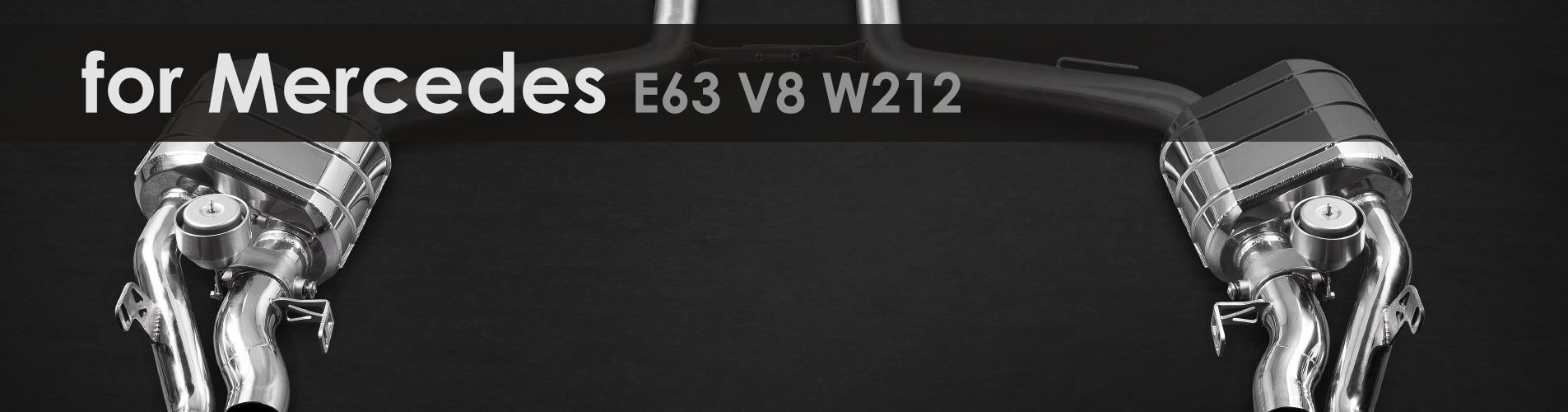 E63 W212 | Capristo - Exhaust system incl. CES-3 Please note the permitted vehicle models in the ECE Approval