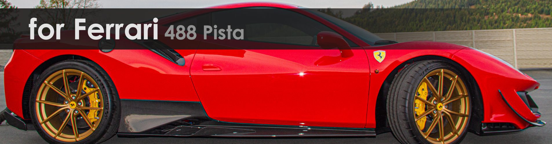 488 Pista | Carbon | Capristo - Satz Endrohre mit farbig eloxiertes Aluminiumrohr (schwarz, rot oder silber) und Carbon Außenrohr. Endrohre werden auf die originalen Endrohre auf genietet.