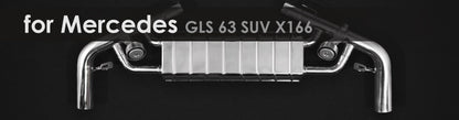 GLS 63 SUV X166 | Capristo - Endschalldämpfer und Mittelschalldämpferersatzrohre inkl. programmierbarer Steuerung EVCU-1