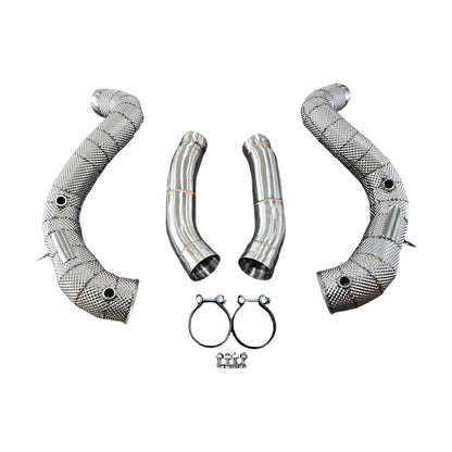KTH Downpipe Hosenrohr | Mercedes AMG C63 4.0 M177 bild2