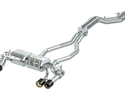 BMW M2 | Capristo - Rear silencer with center silencer replacement, CES-3 and stainless steel tailpipes with ECE approval