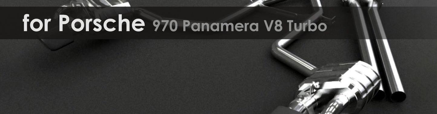 970 Panamera V8 Turbo | Capristo - Abgasanlage lange Version