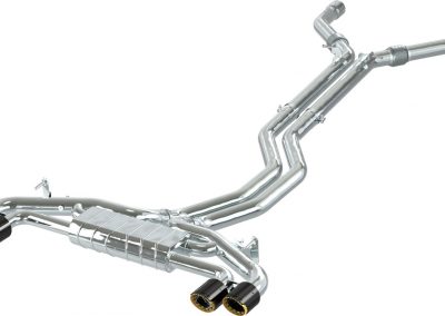 Sport SV | Capristo - Rear silencer with electric flaps for use with OEM actuators and connecting pipes