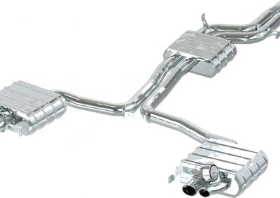 RS5 | Capristo - Exhaust System Please note the permitted vehicle models in the ECE Approval (Extention) FOR RACING PURPOSES ONLY 04AZ 007 03 011 EVCU-1 , programmable controller with dynamic pressure monitoring, remote control, cables and hoses.